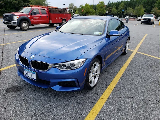 Front 3/4 of 2015 BMW 435i