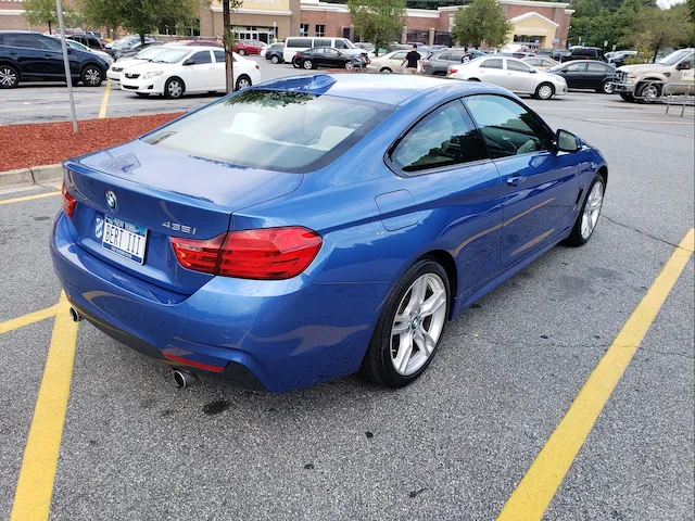 Rear 3/4 of 2015 BMW 435i